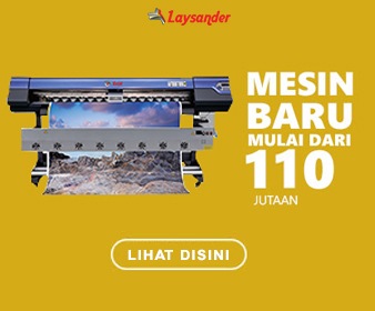 mesin digital printing kain laysander murah indoor outdoor uv flatbed cutting sticker